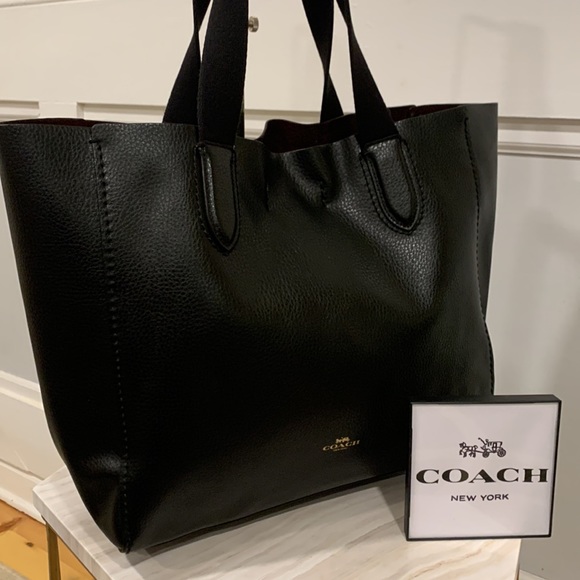 Coach Handbags - Coach Derby Lightweight Pebbled Leather & Suede Lined Tote EUC